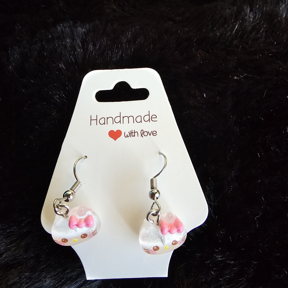 Handmade Kitty Earrings
